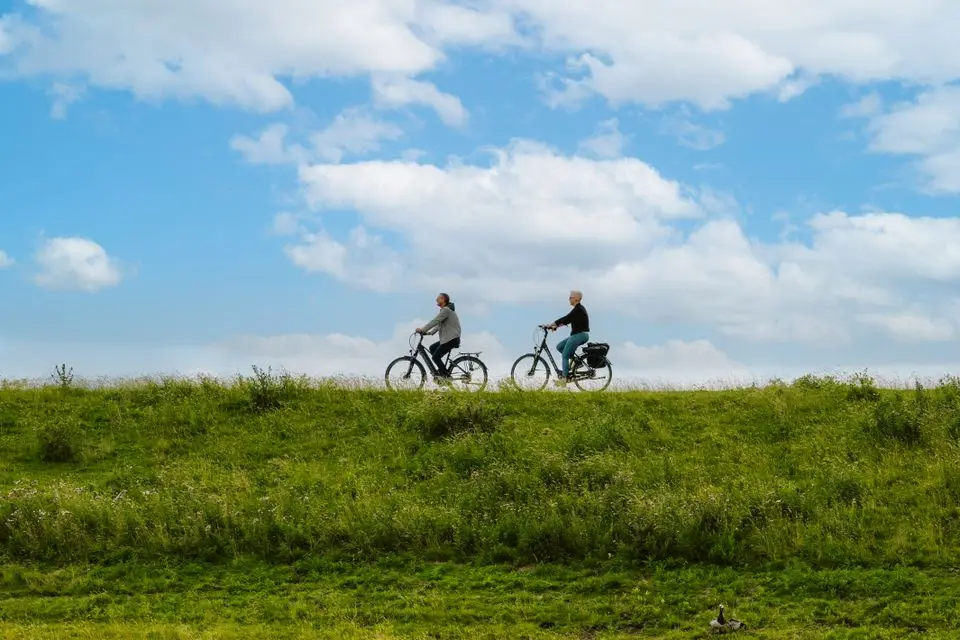 Fietsen in de natuur